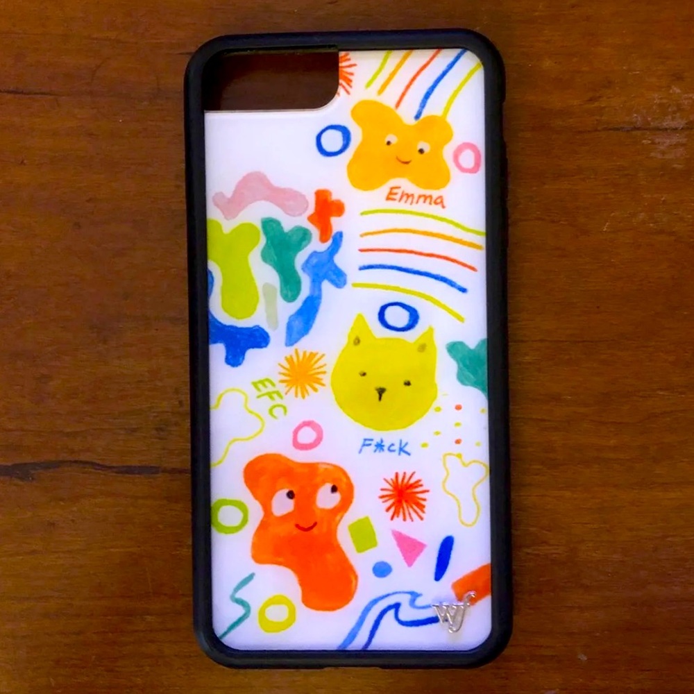 Wildflower Emma Chamberlain case iPhone 8 Plus